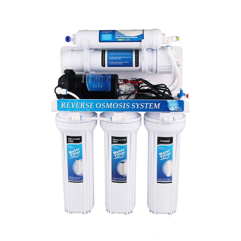 Premier - Sistema de filtración de agua por ósmosis inversa de agua,  purificador de agua de 5 etapas con grifo y tanque, filtro de agua debajo  del