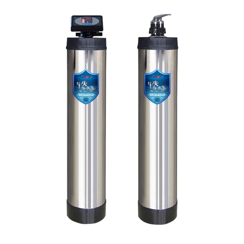 Purificateur d'eau central avec FRP et réservoir en acier inoxydable